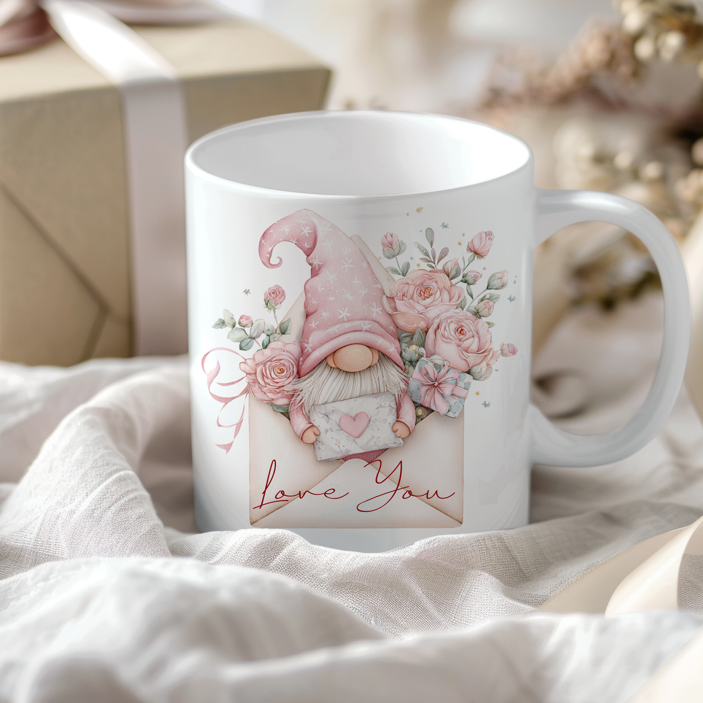 Valentines Gnomes Envelope