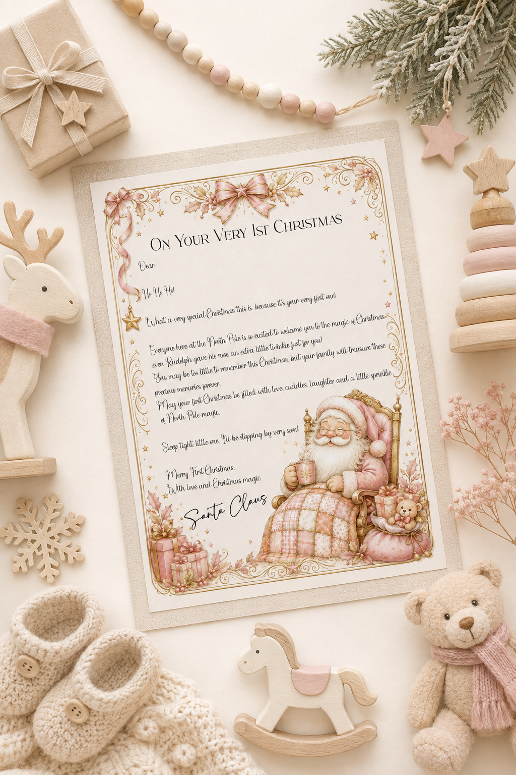 Baby's First Letter From Santa