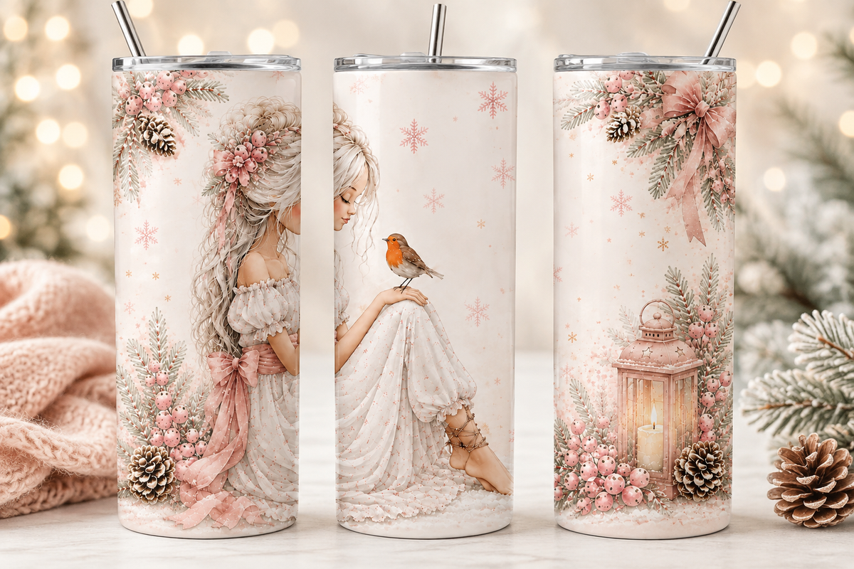 Girl with Robin Bundle