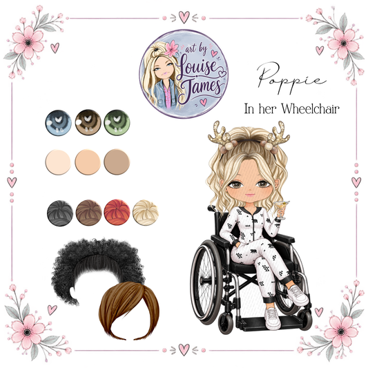 Poppie In A Wheelchair
