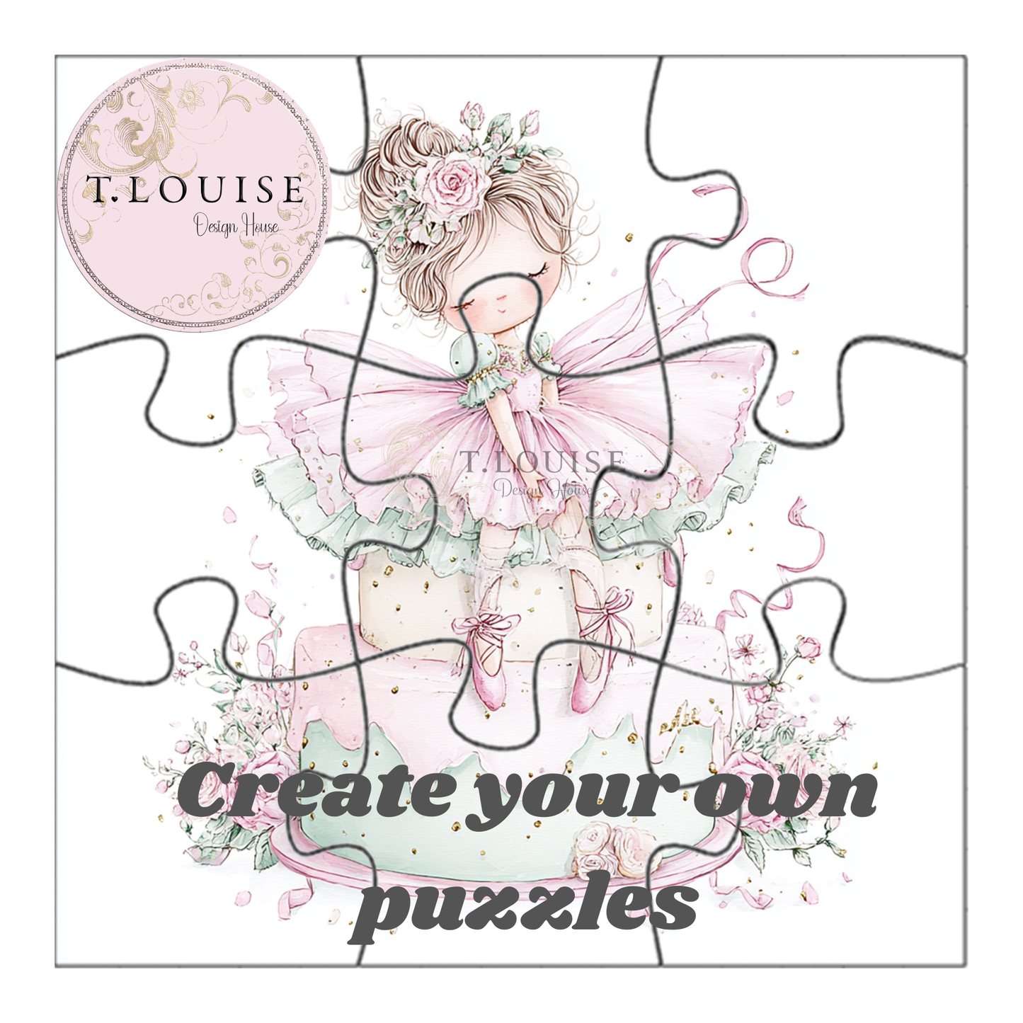 Puzzle Template  9 Piece