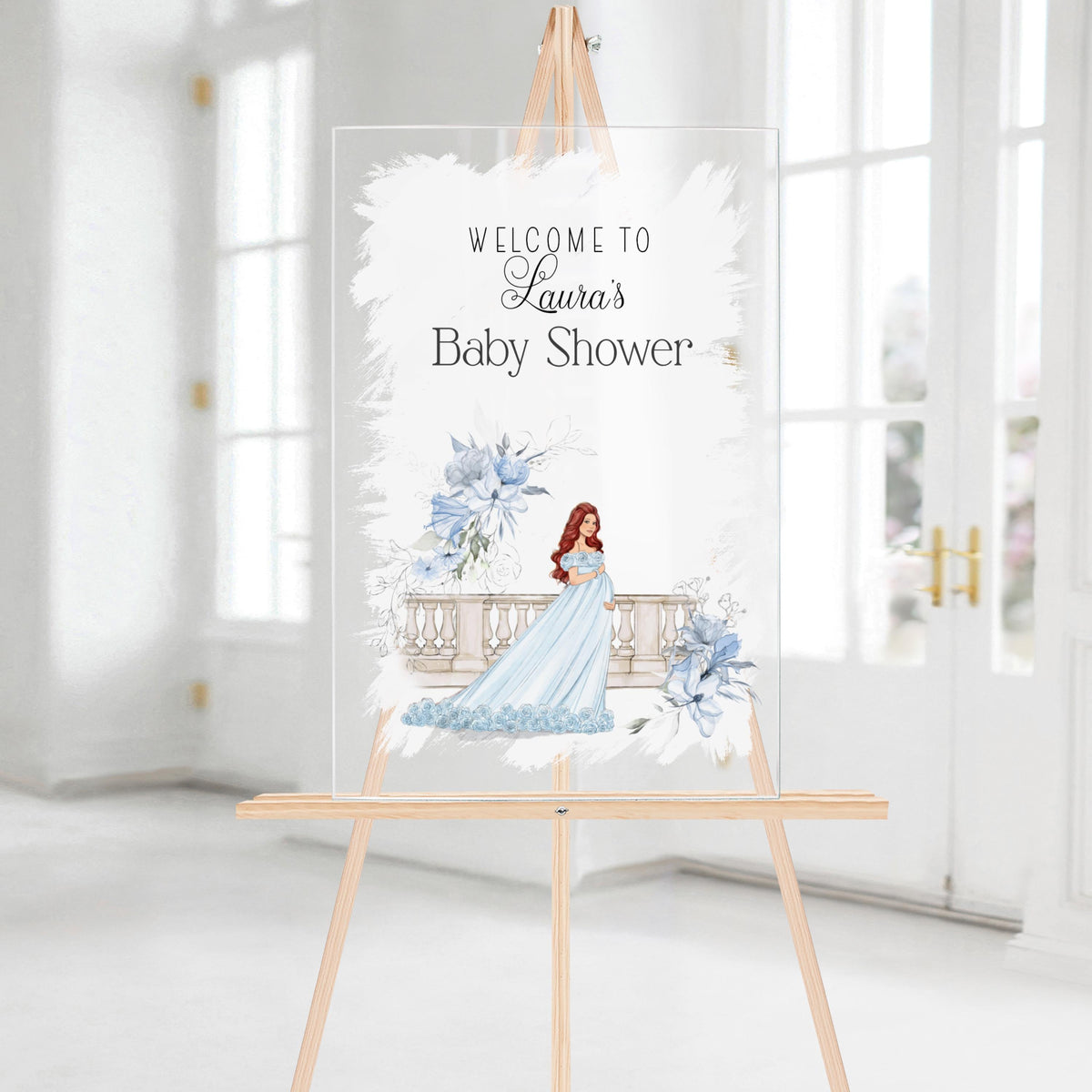 Mama To Be Blue