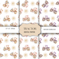 Patchwork Tractors seamless patterns