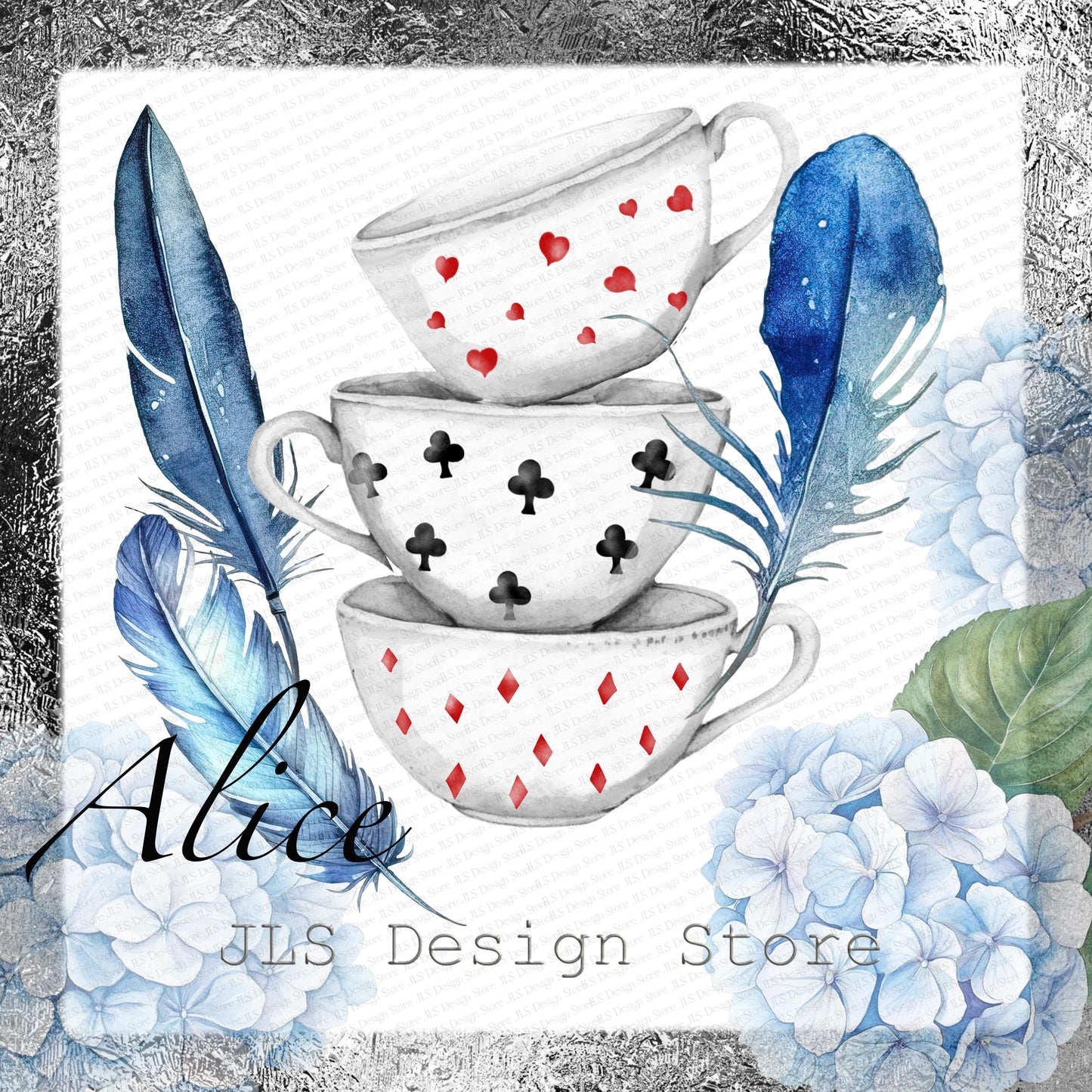 Alice in Wonderland Clipart Set