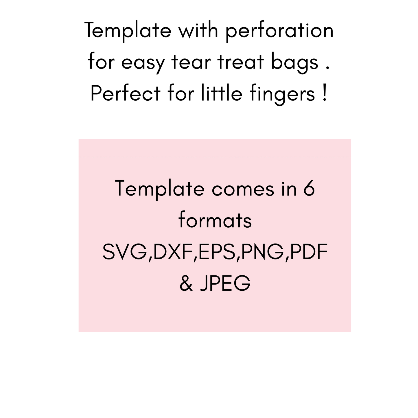 Easter Treat Bag Template & Design set