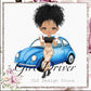 Driver Girl Clipart Set: Customizable New Driver PNG (Digital Download