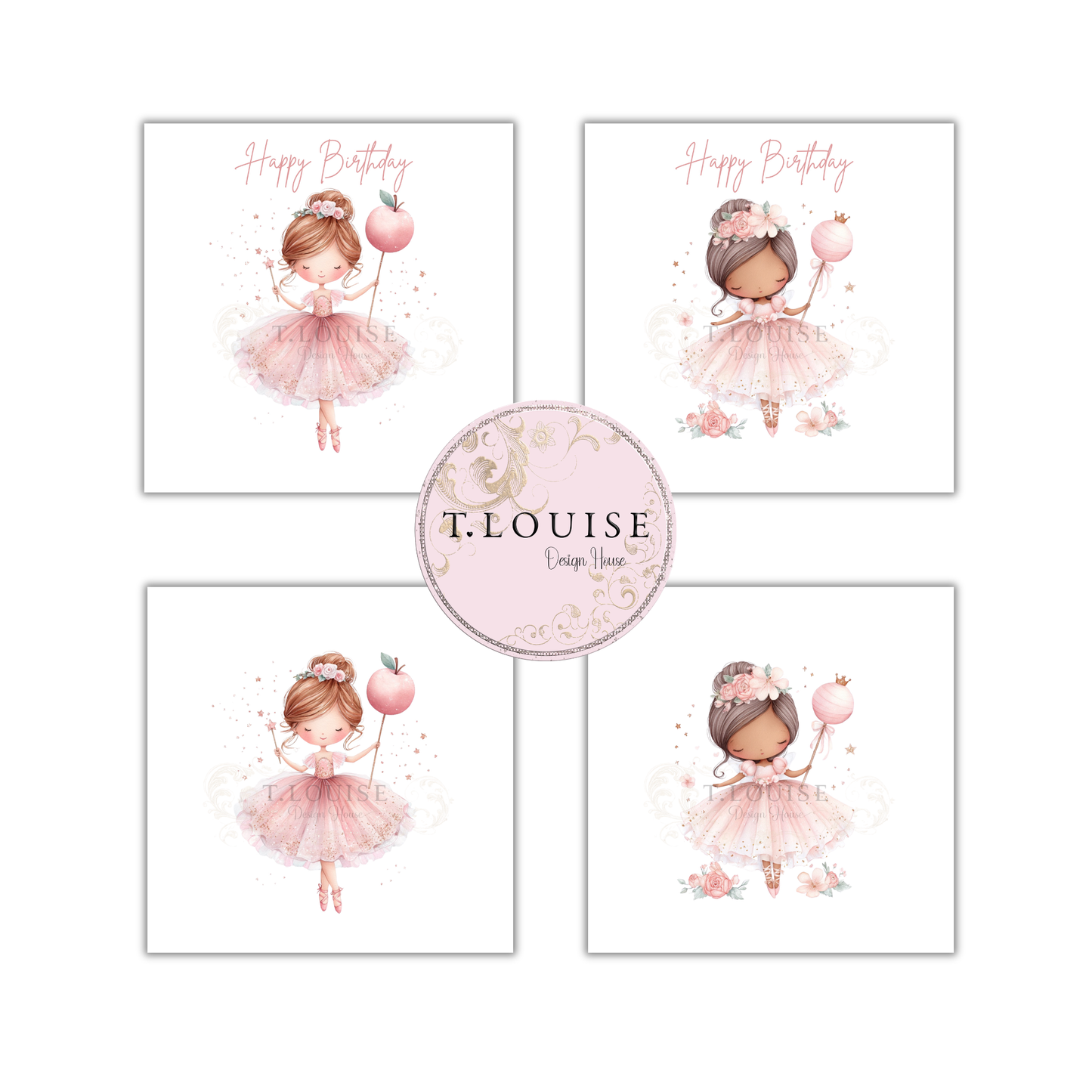 Fairy Birthday Card Designs