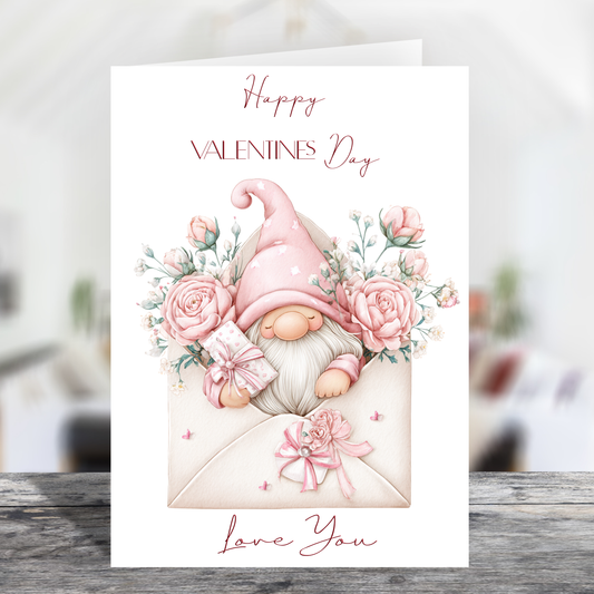 Valentines Gnomes Envelope