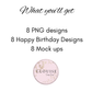 Fairy Birthday Card Designs