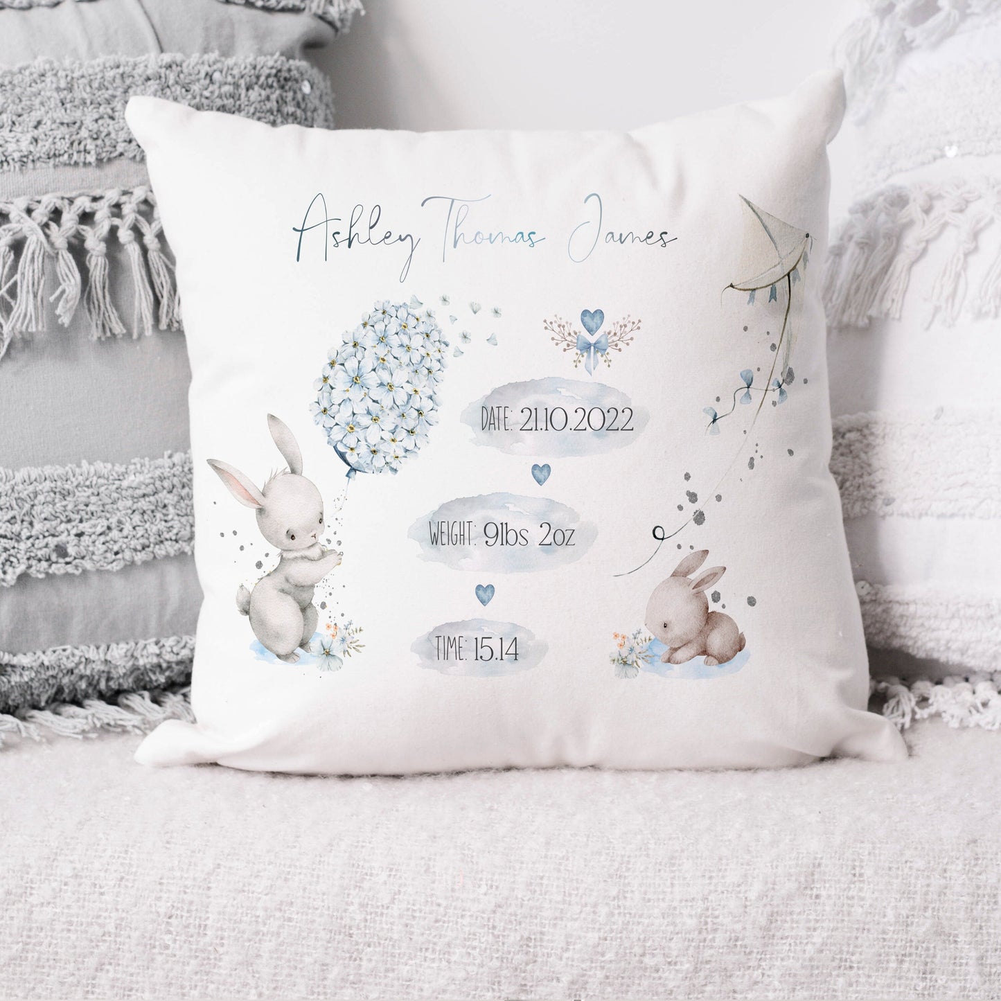 Bunny Baby Stat Blue