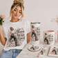 Reading Girl 'Bloom Read Repeat' POD Design FREEBIE