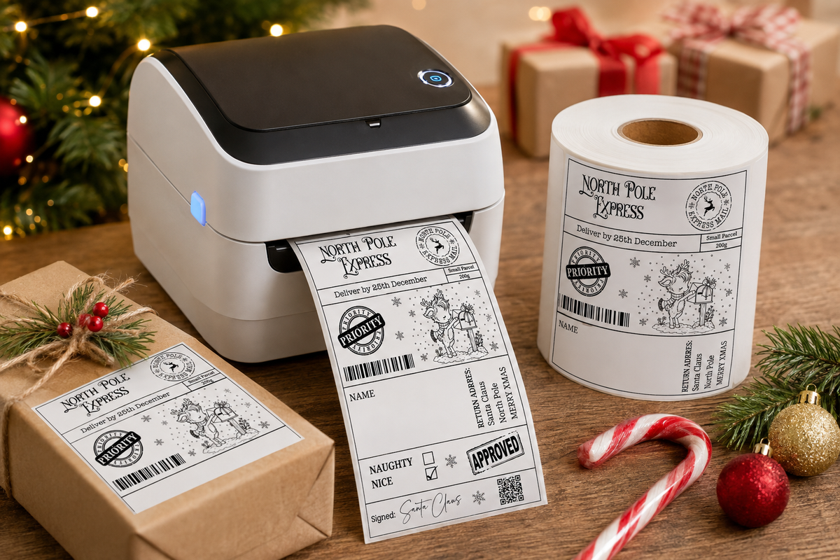 Thermal Christmas Labels