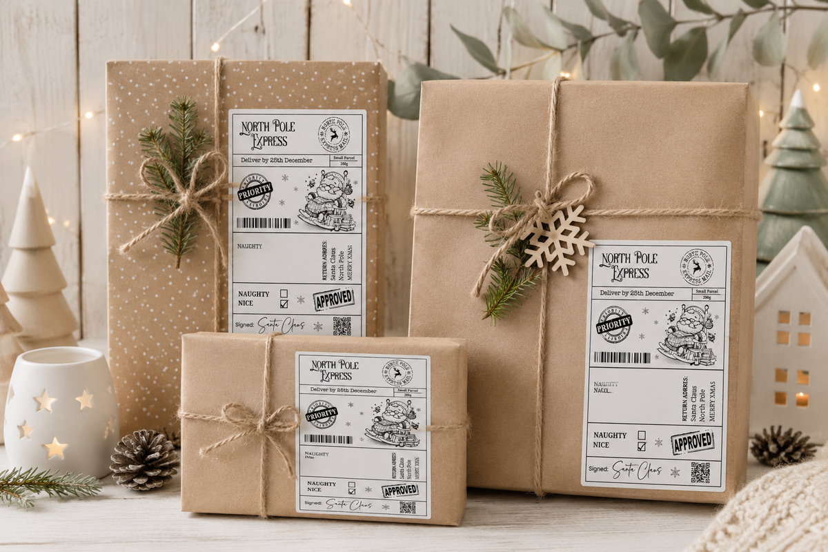 Thermal Christmas Labels
