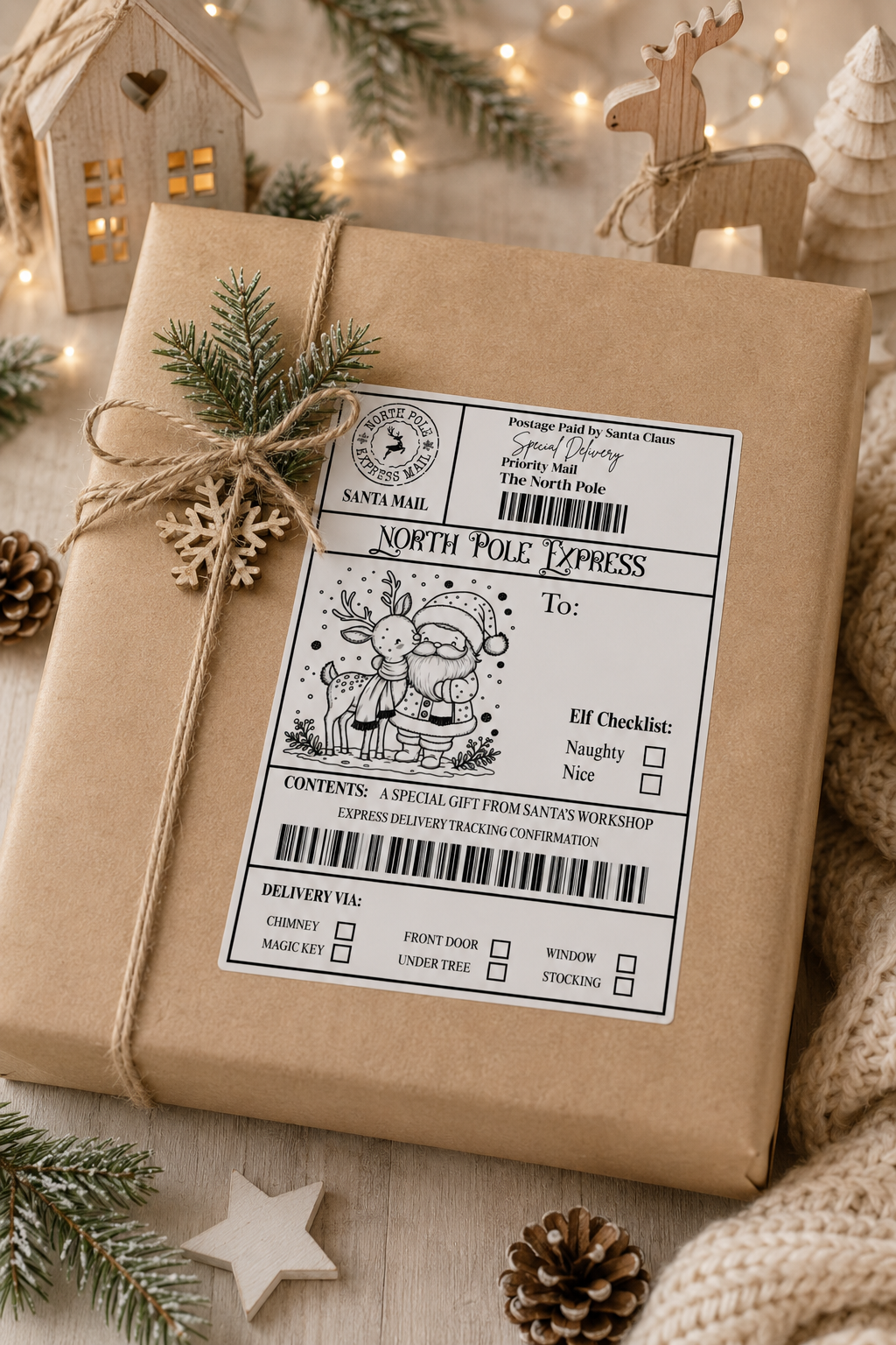 Thermal Christmas Labels