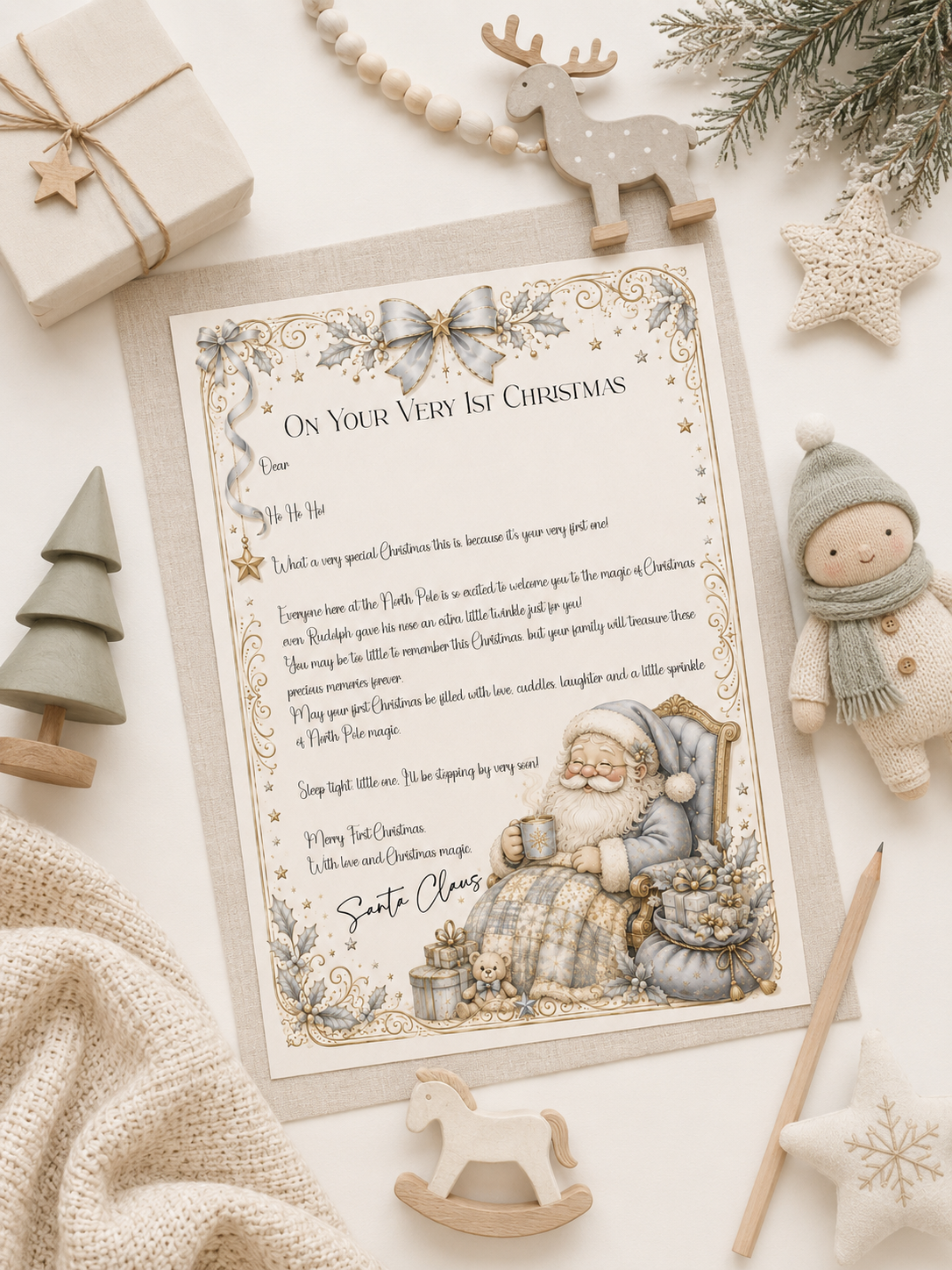 Baby's First Letter From Santa