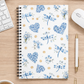 Patchwork Forget me not seamless patterns