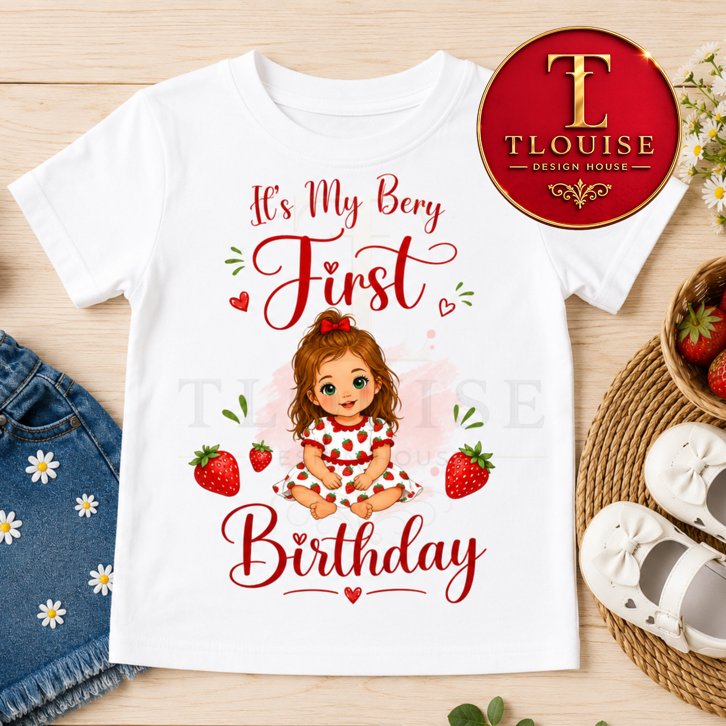 My Berry First Birthday T-shirt Design