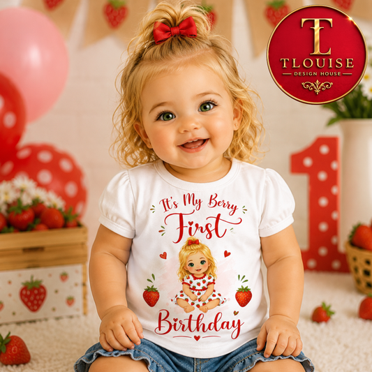 My Berry First Birthday T-shirt Design