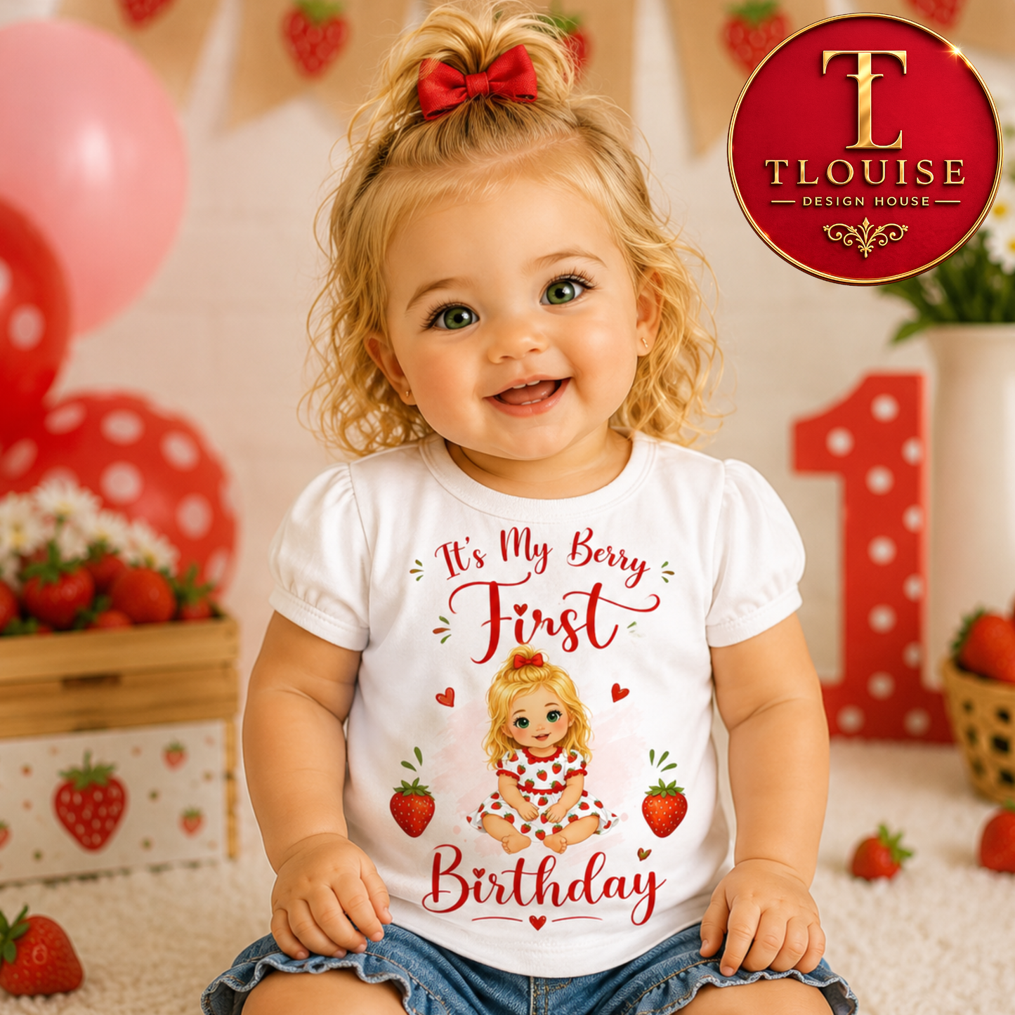 My Berry First Birthday T-shirt Design
