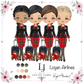 Poppie as a Logan Airlines Flight Attendant