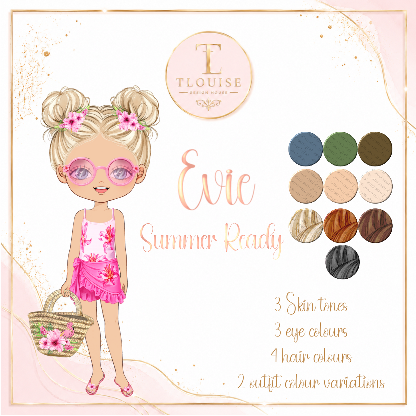 Evie Summer Clipart