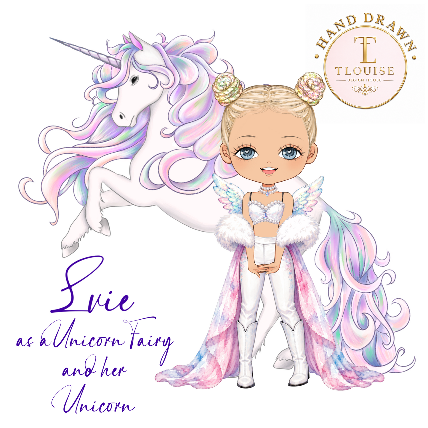 Evie Unicorn Fairy with bonus Unicorn