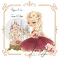 Poppie in Burgundy with Her Snow Globe