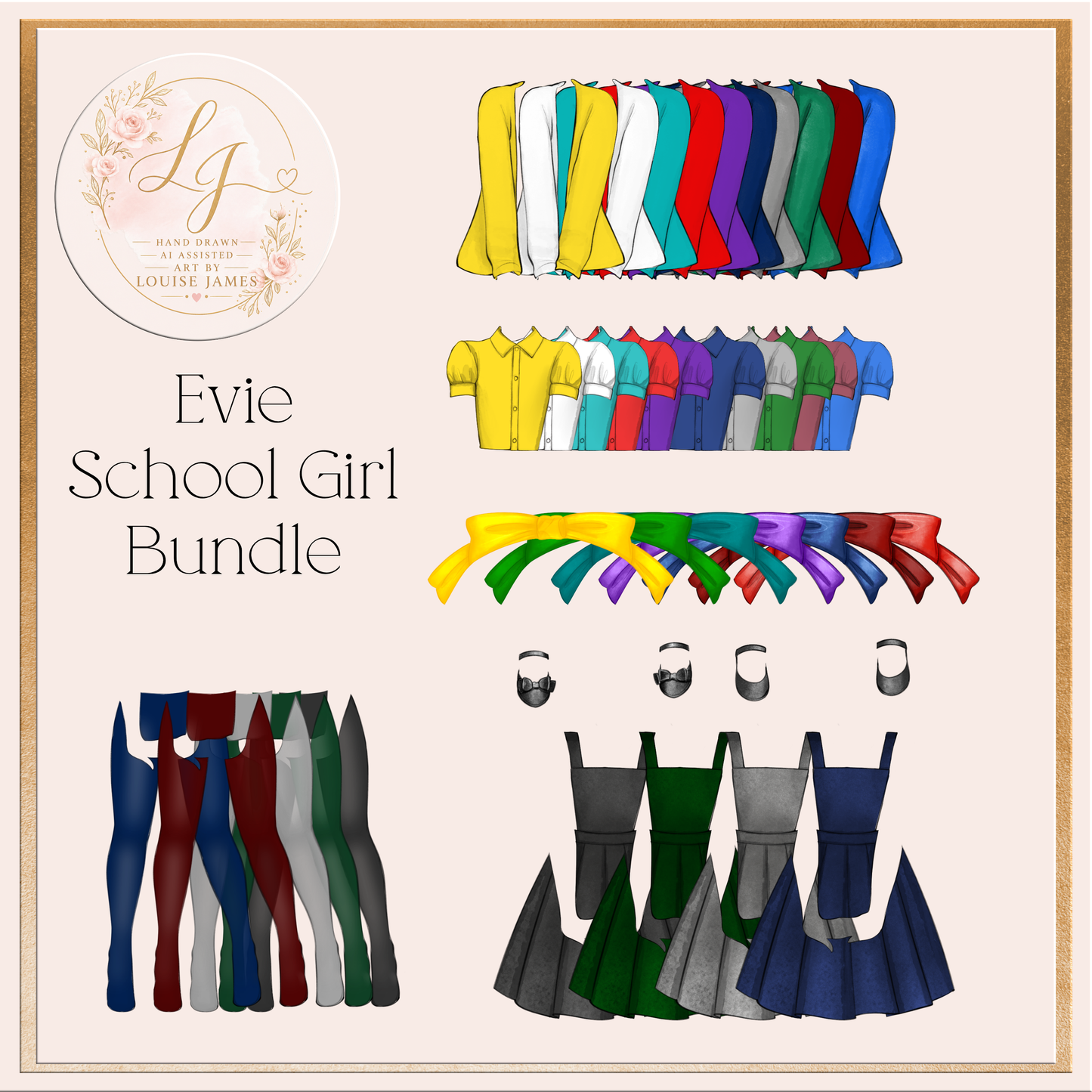 Evie School Girl Bundle