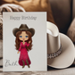 Poppie as a Cowgirl