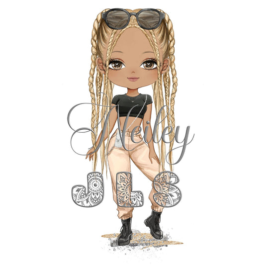 Woman, Girl Character Doll