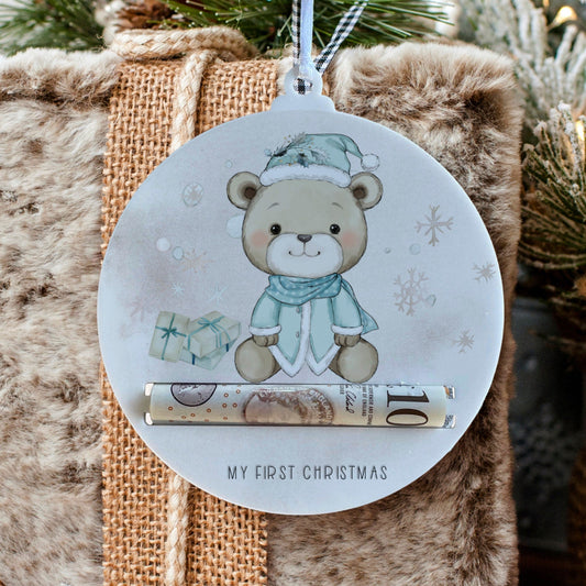 Christmas Teddy Bauble