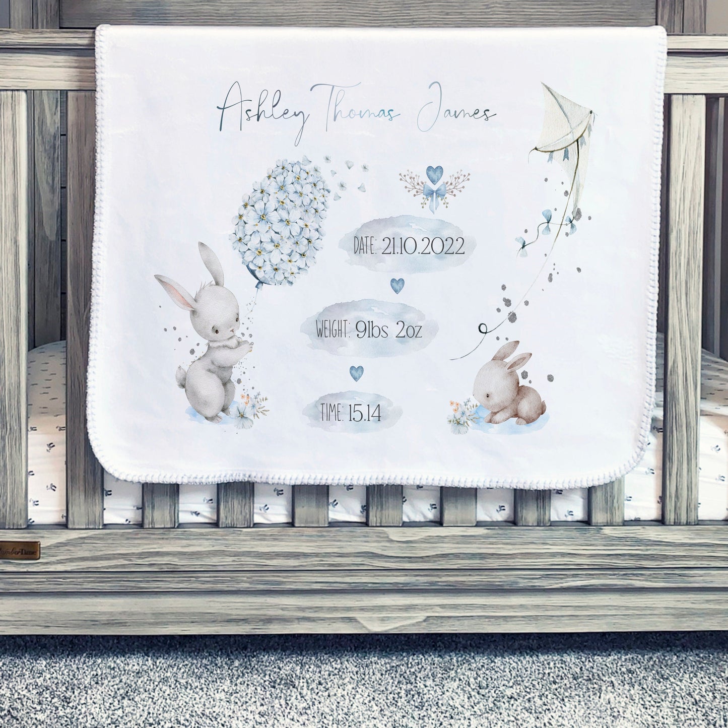 Bunny Baby Stat Blue