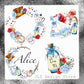 Alice in Wonderland Clipart Set