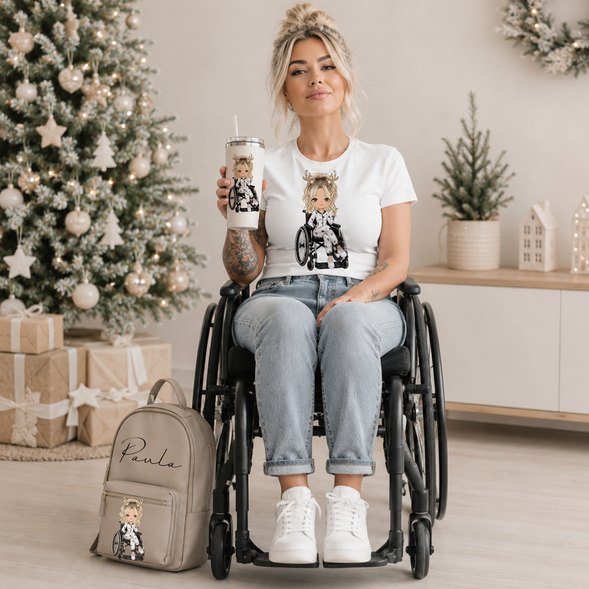 Poppie In A Wheelchair