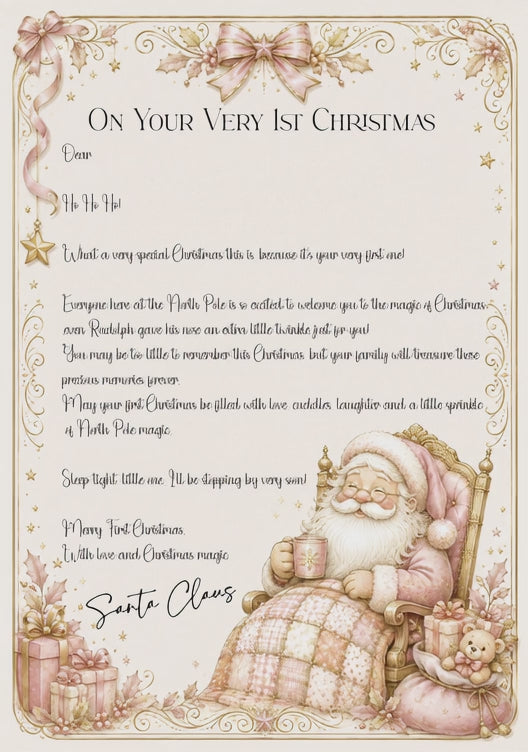 Baby's First Letter From Santa